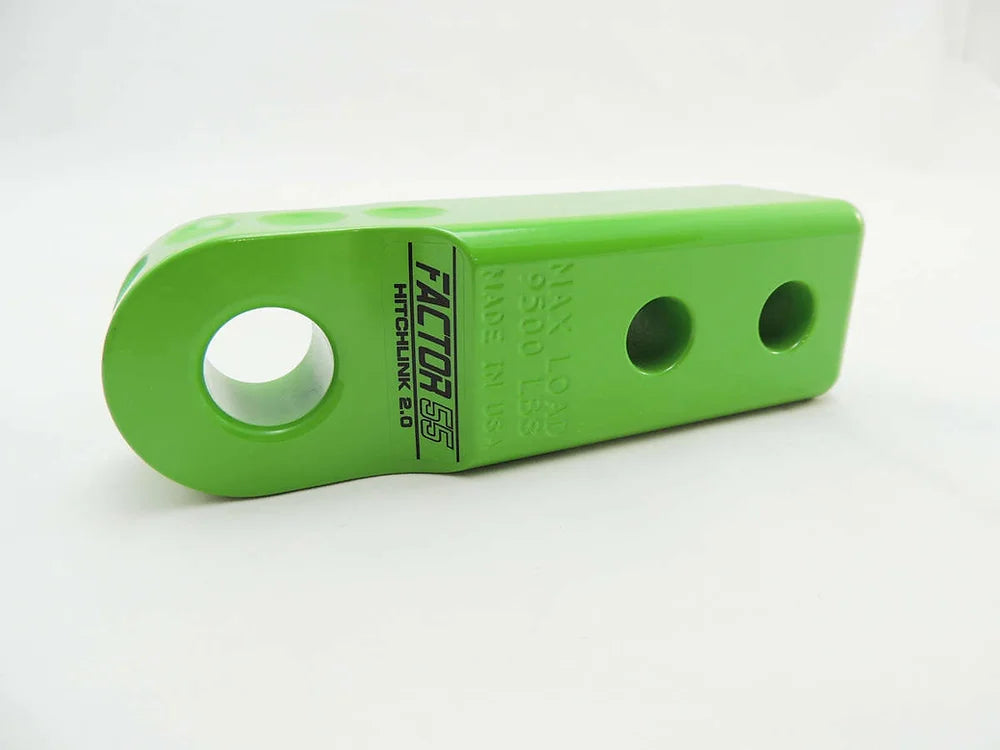 Factor55 Lime Green Hitchlink Receiver 2.0