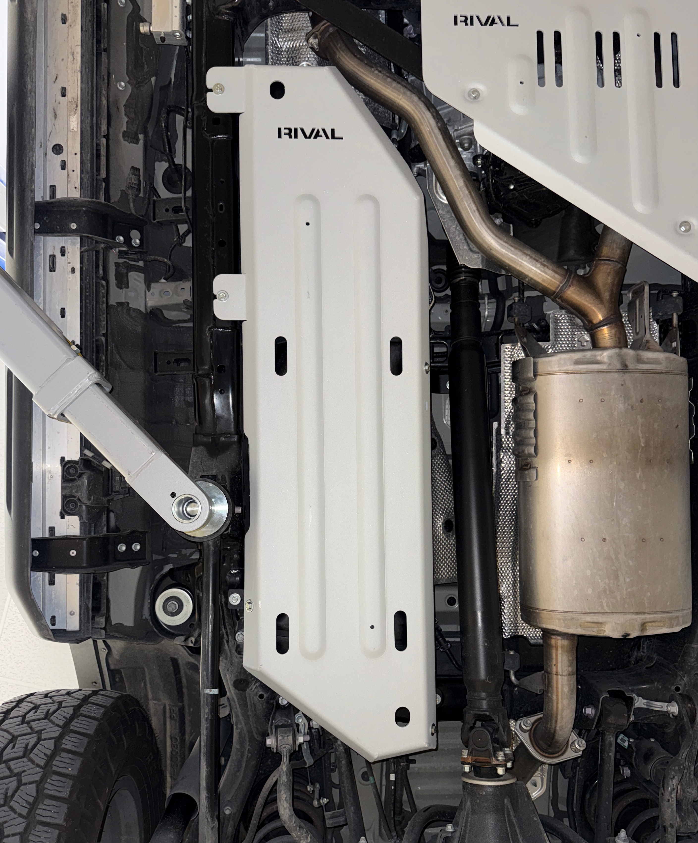 RIVAL Aluminum Fuel Tank Skid Plate 2024-2025 Toyota Land Cruiser | 2024-2025 Lexus GX550