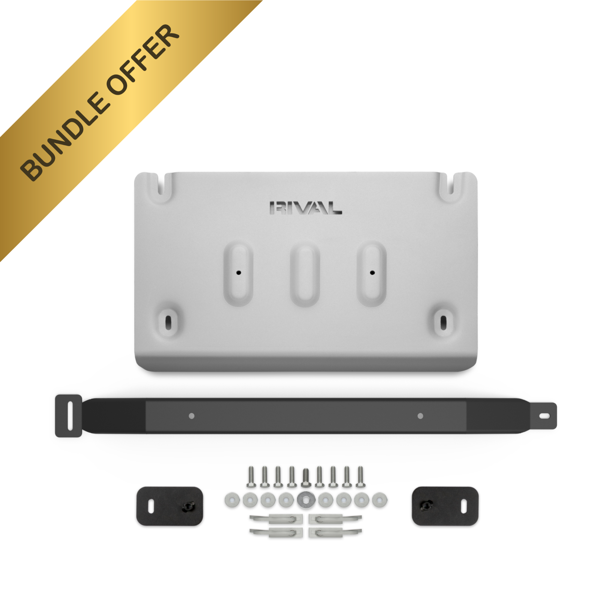 RIVAL Aluminum Transfer Case Skid Plate 2024-2025 Ford Ranger | 2024-2025 Ford Ranger Raptor