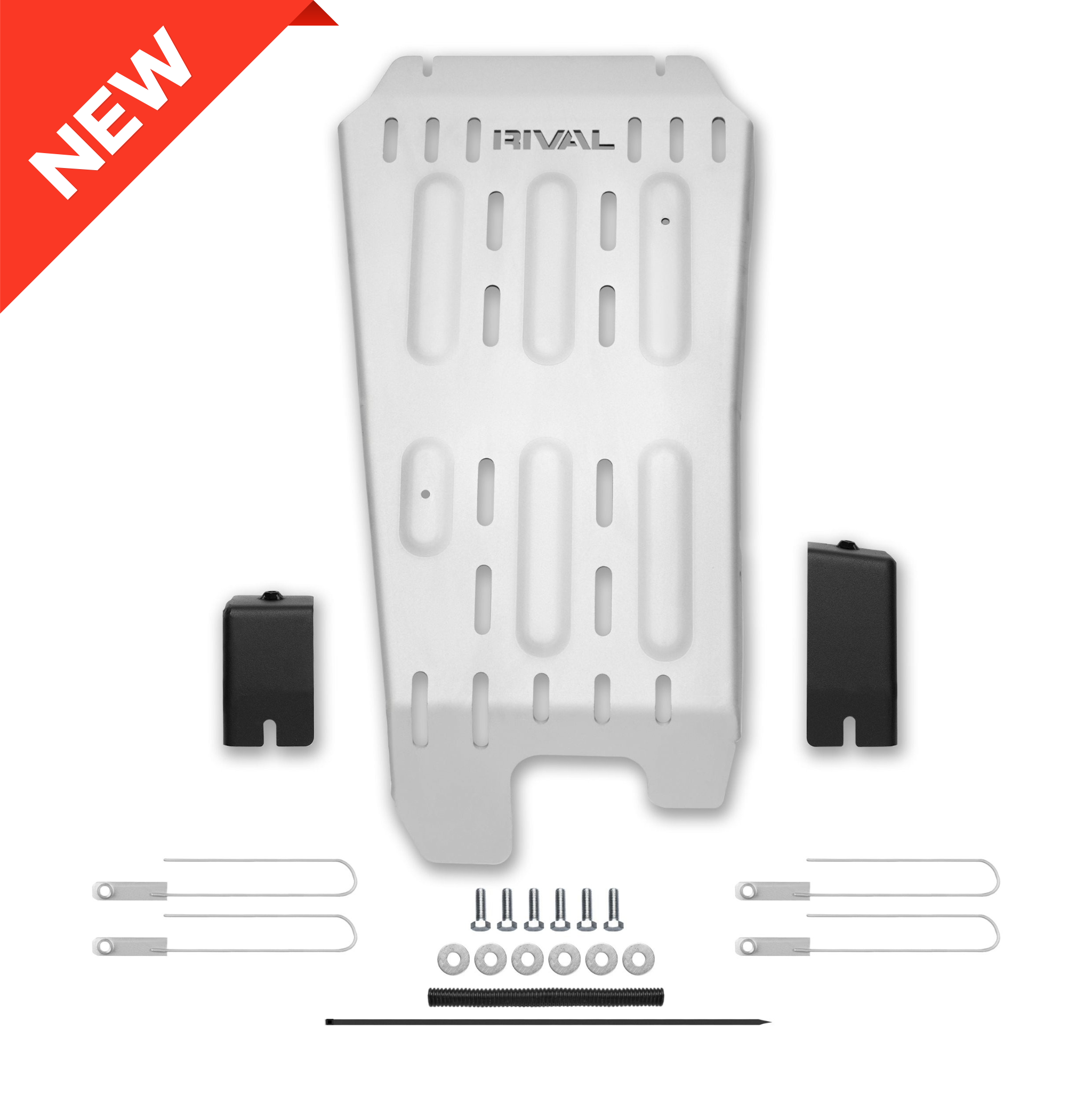 RIVAL Aluminum Catalytic Converter Skid Plate 2022-2025 Ford Maverick EcoBoost | 2020-2025 Ford Bronco Sport