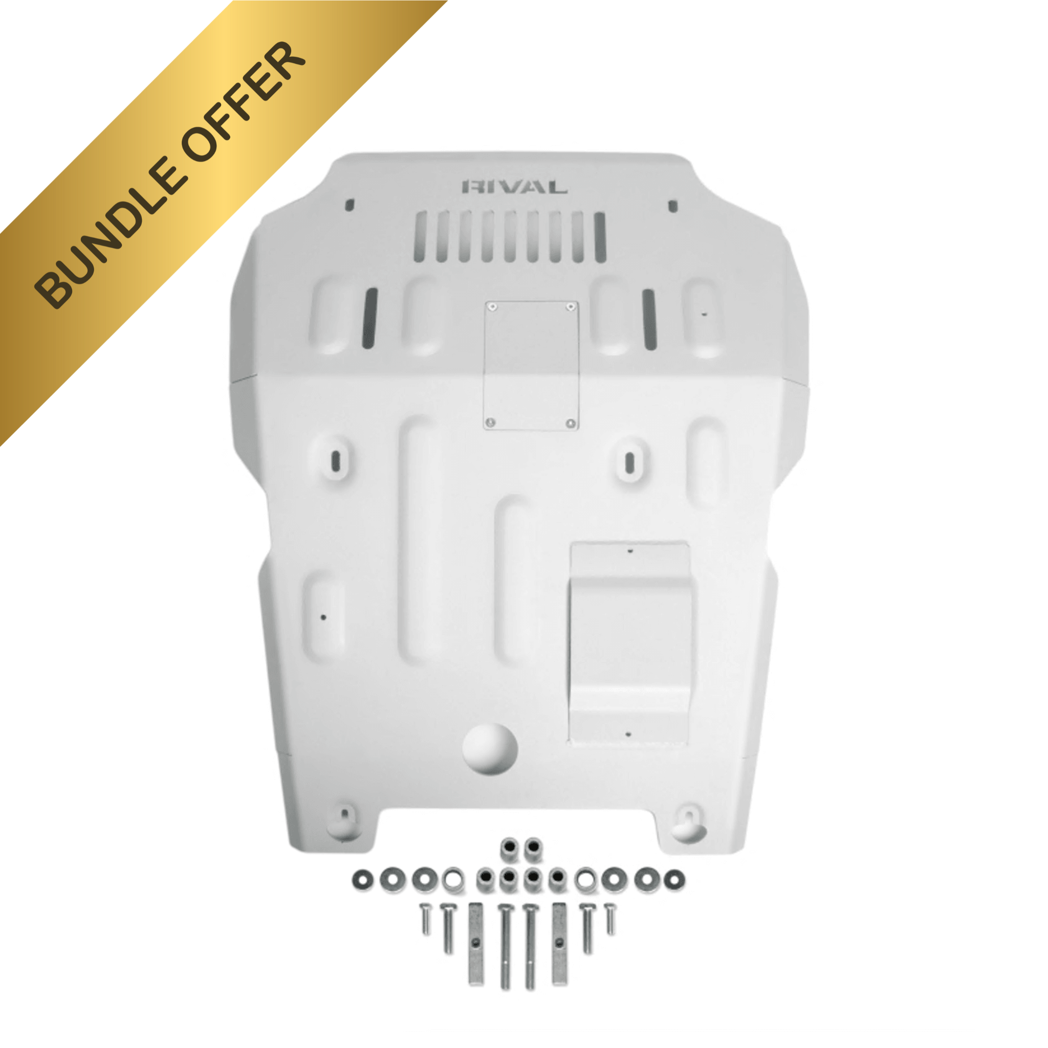 RIVAL Aluminum Engine Skid Plate 2005-2023 Toyota Tacoma 3Gen 4WD including KDSS