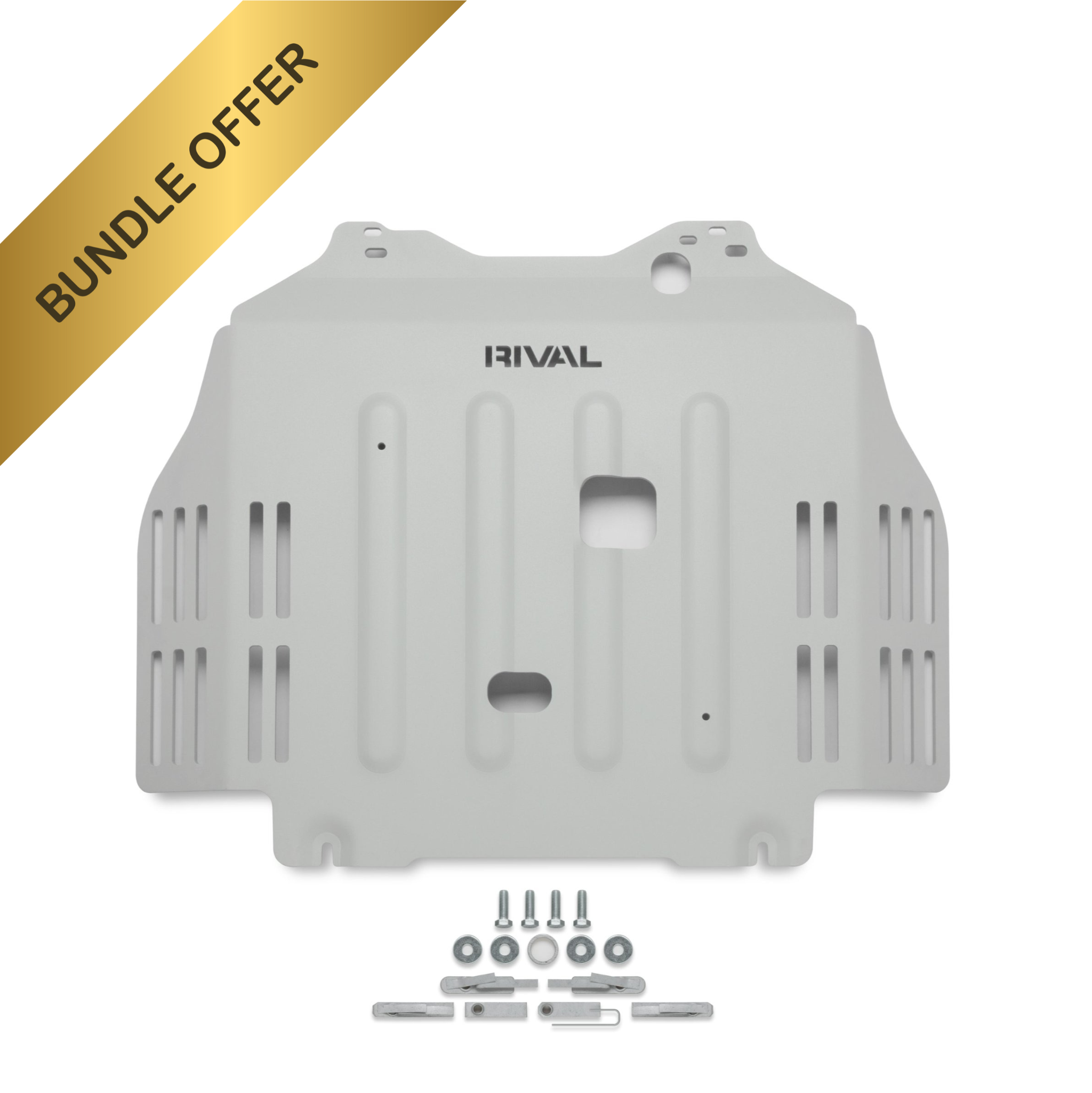 RIVAL Aluminum Transmission Catalytic Converter Skid Plate 2024-2025 Lexus GX550 | 2025 Toyota 4Runner 6Gen Gas