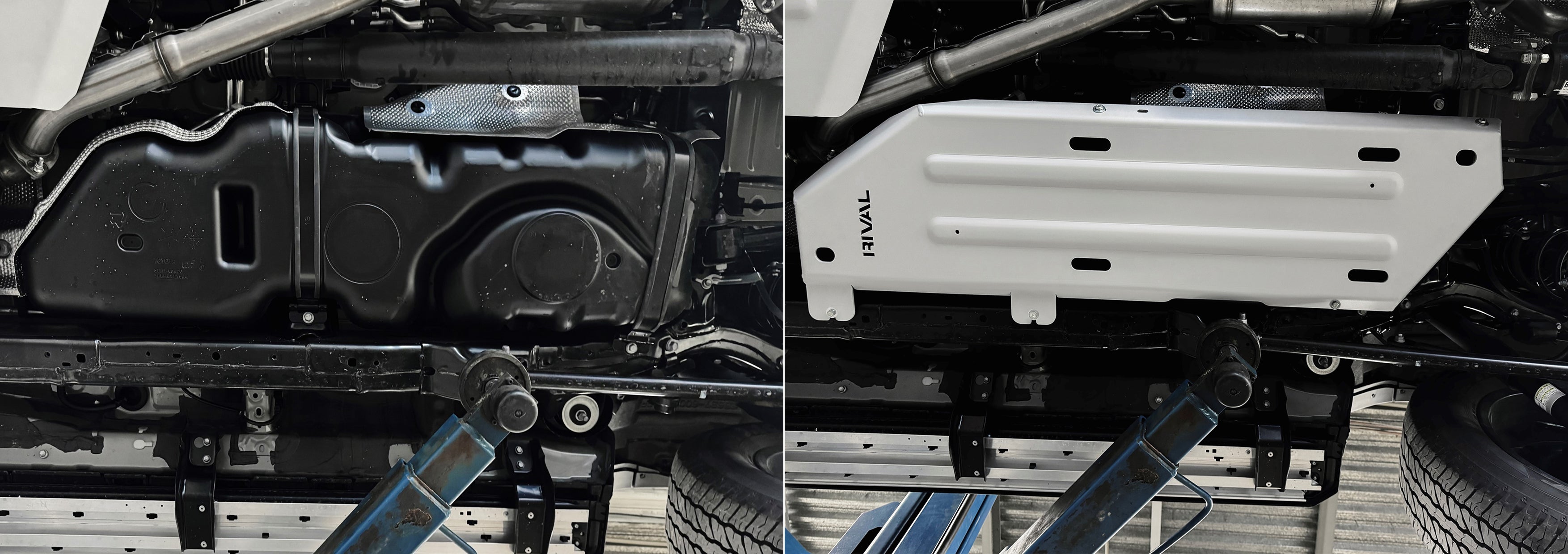 RIVAL Aluminum Fuel Tank Skid Plate 2024-2025 Toyota Land Cruiser | 2024-2025 Lexus GX550