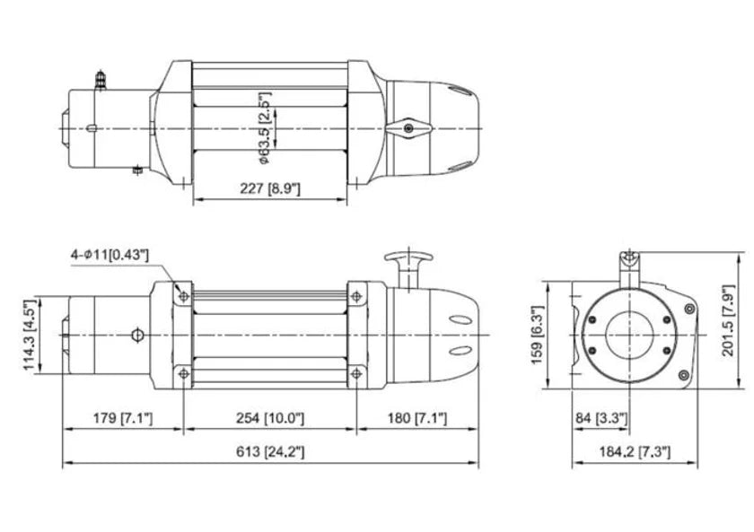 COME-UP Electric Winch SEAL GEN2 12.5rs, 12V