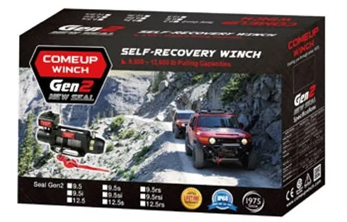 COME-UP Electric Winch SEAL Gen2 9.5rsi, 12V Synthetic Rope