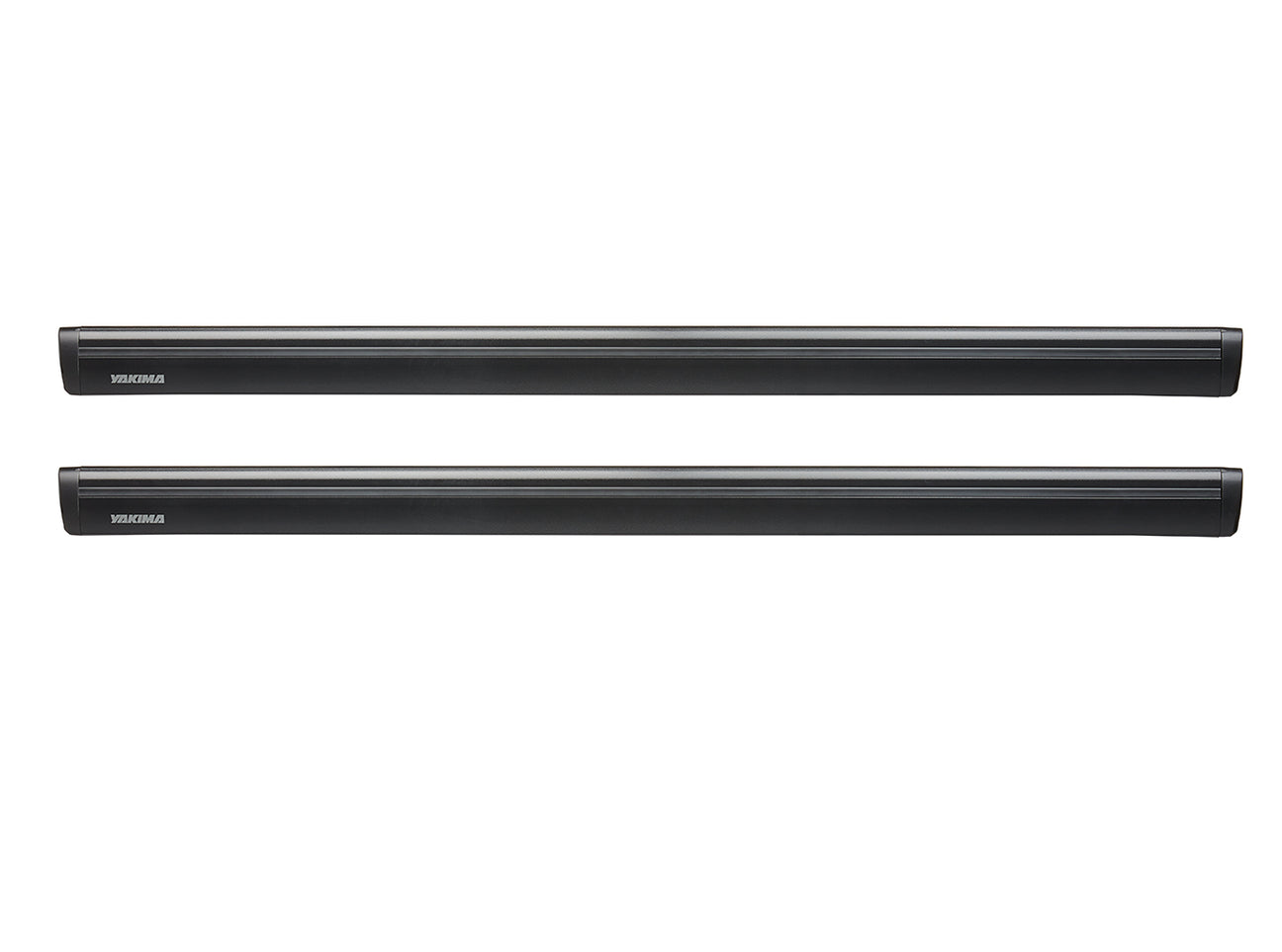 JetStream (Pair) Aluminum T-Slot Aerodynamic Roof Rack Crossbars BLACK