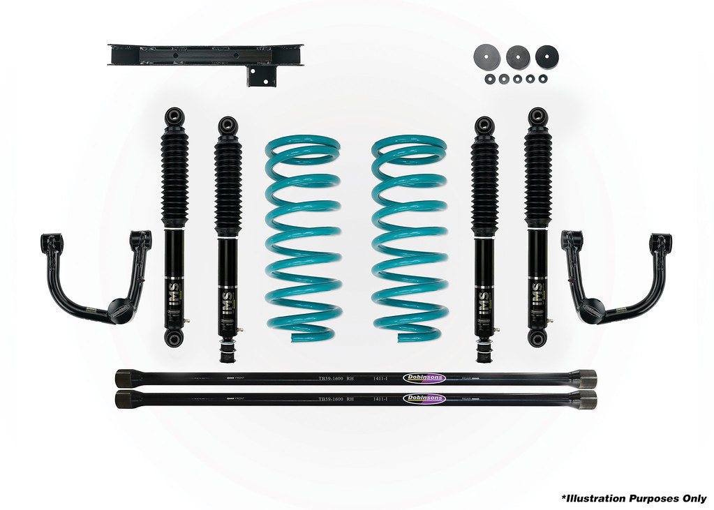 Dobinsons 2.5-3.0" IMS Lift Kit for Toyota Land Cruiser 100 Series / Lexus LX470 1998-2007 - DSSKITIMS75 - DSSKITIMS75