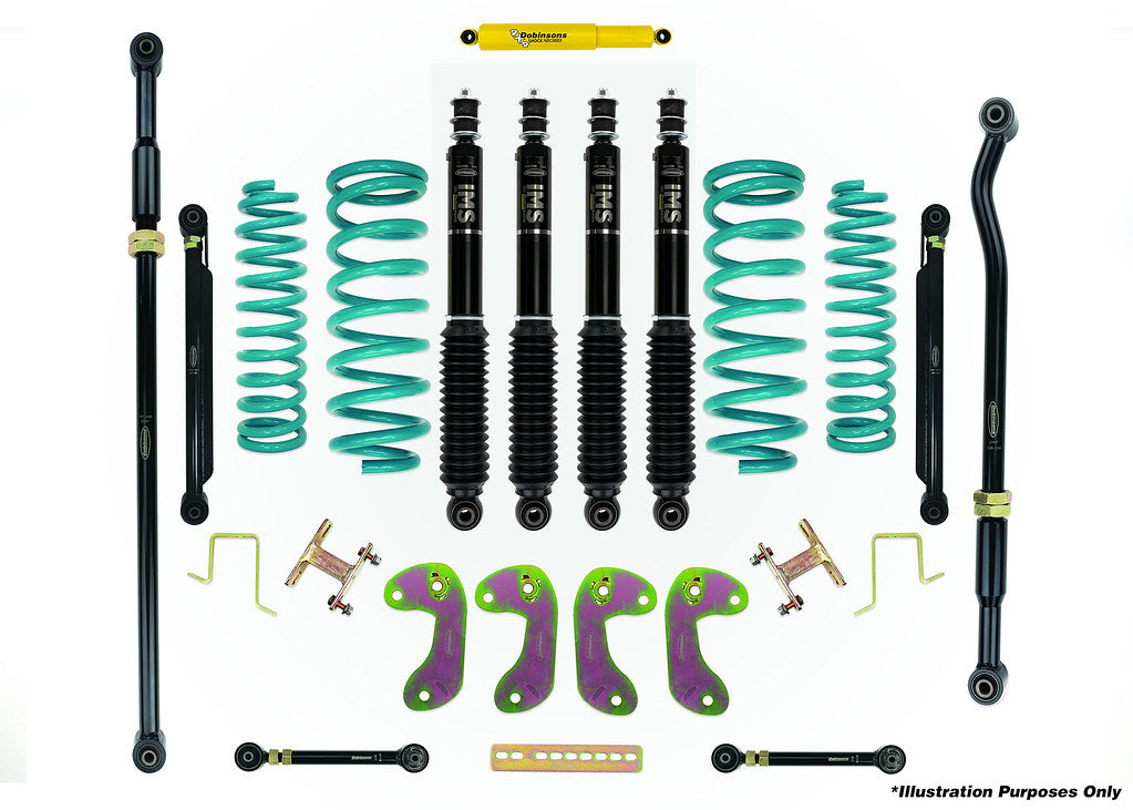 Dobinsons 2.5-3.5" VT-Series Dual Rate Long Travel IMS Lift Kit for Toyota Land Cruiser 80 Series - DSSKITIMS0019 - DSSKITIMS0019