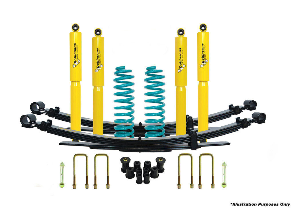 Dobinsons 4x4 0"-2" Suspension Kit for Toyota Landcruiser 79 Series - FZJ79, HZJ79, HDJ79, VDJ79, GRJ79 09/1999 on - DSSKIT92 - DSSKIT92