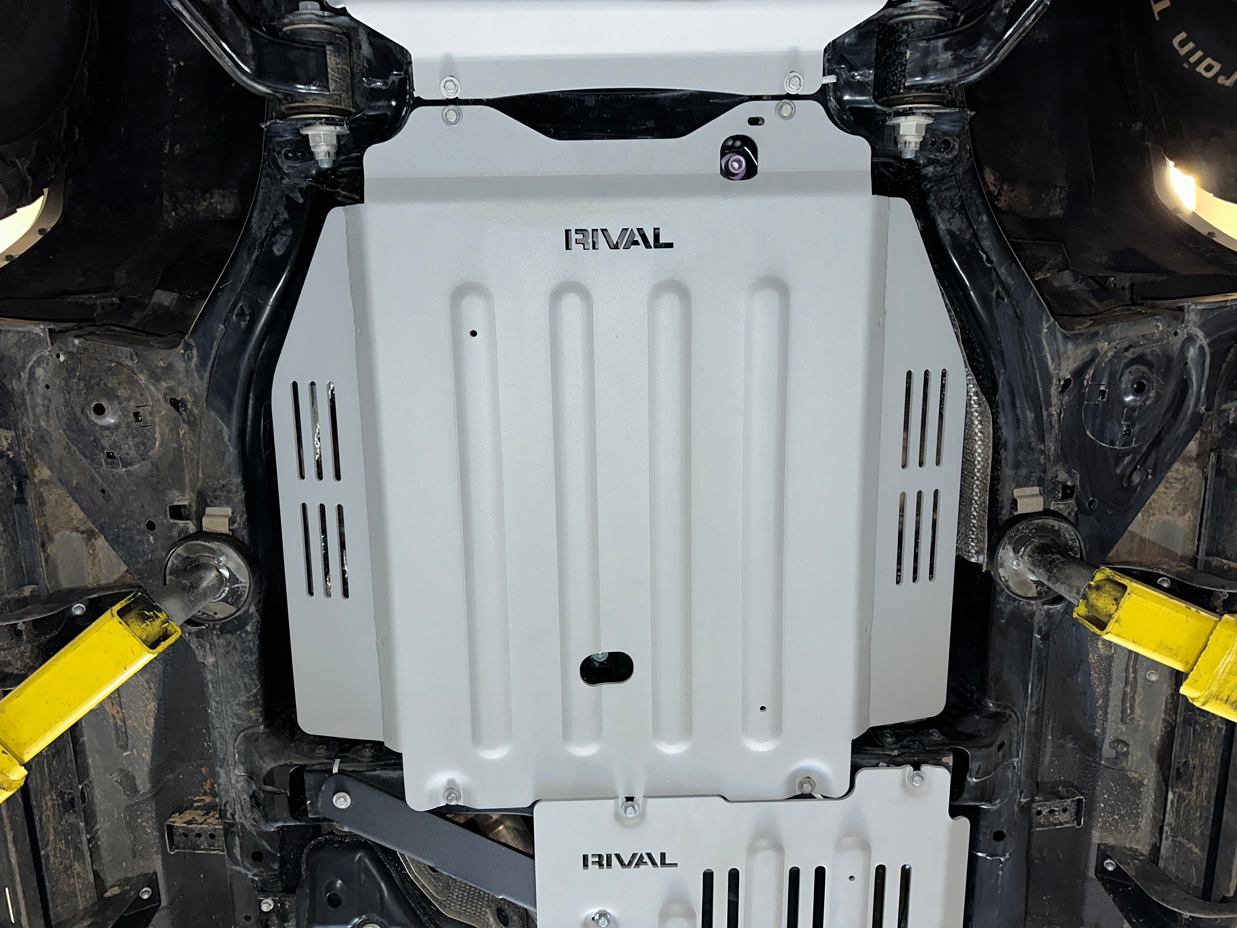 RIVAL Aluminum Transmission Catalytic Converter Skid Plate 2021-2025 Toyota Tundra HYBRID | 2022-2025 Toyota Sequoia