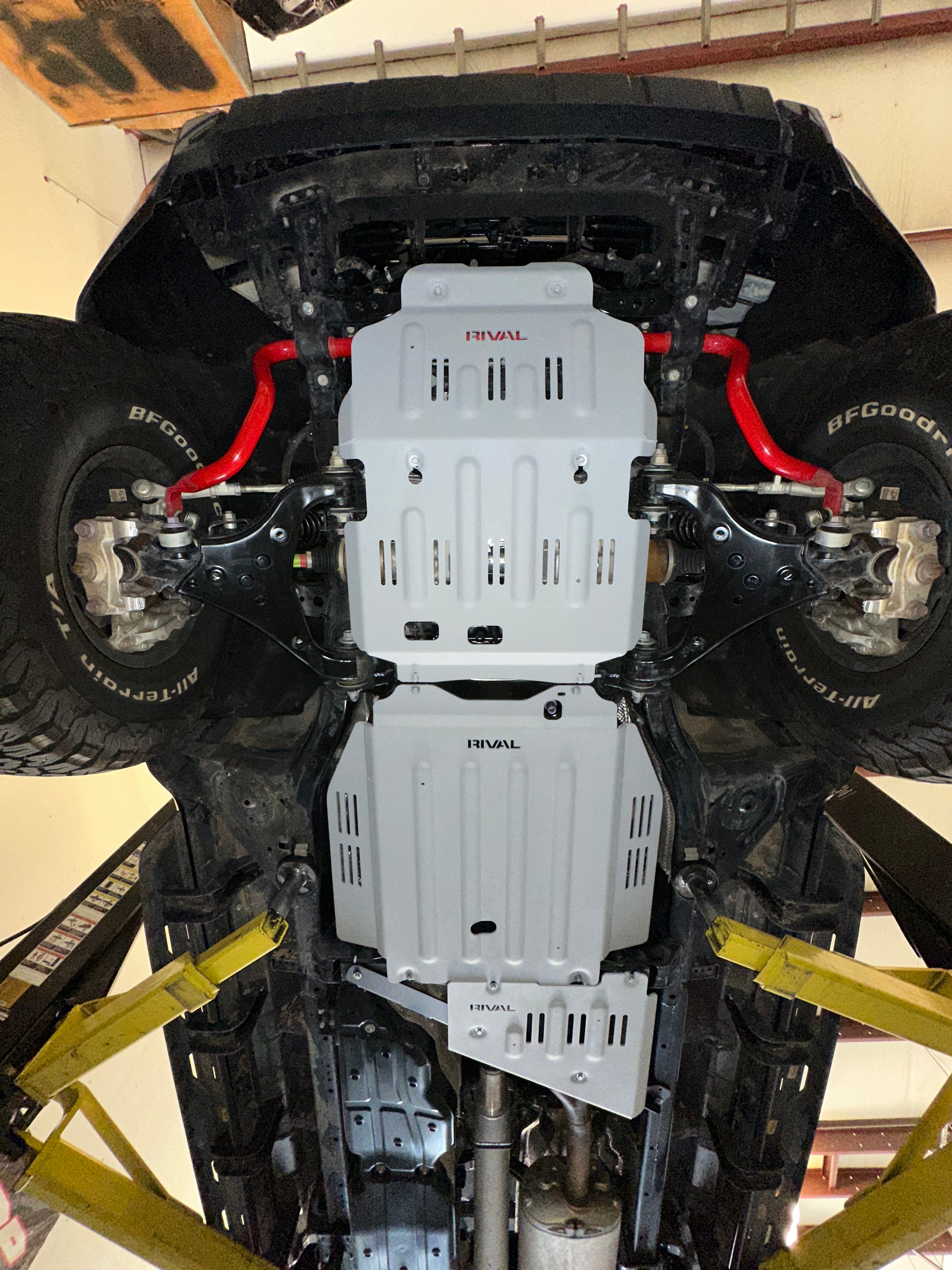 RIVAL Aluminum Transmission Catalytic Converter Skid Plate 2021-2025 Toyota Tundra HYBRID | 2022-2025 Toyota Sequoia