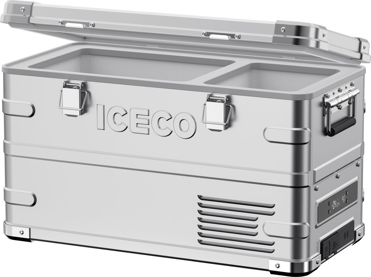 APL35 Dual Zone Aluminum Silver Freezer | ICECO | 35L