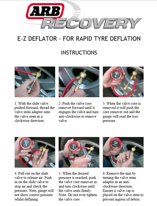 ARB E-Z Tire Digital Deflator