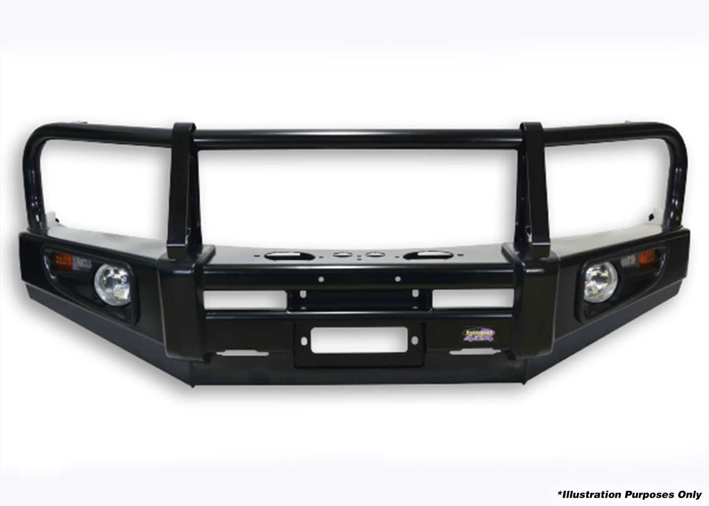 DOBINSONS BULL BAR BLACK DELUXE FOR FORD RANGER PX MK2 - BU19-3708