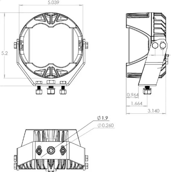 Baja Designs LP4 Pro LED Auxiliary Light POD Pair