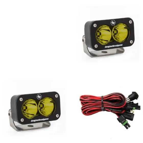 Baja Designs S2 Sport Black LED Auxiliary Pod Pair