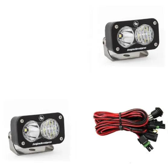 Baja Designs S2 Sport Black LED Auxiliary Pod Pair