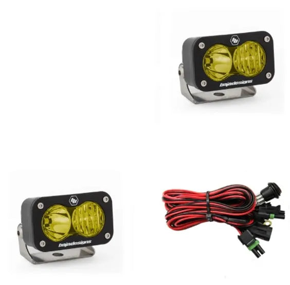 Baja Designs S2 Sport Black LED Auxiliary Pod Pair