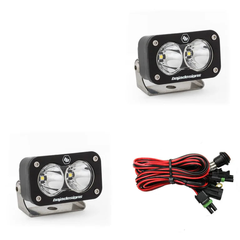 Baja Designs S2 Sport Black LED Auxiliary Pod Pair