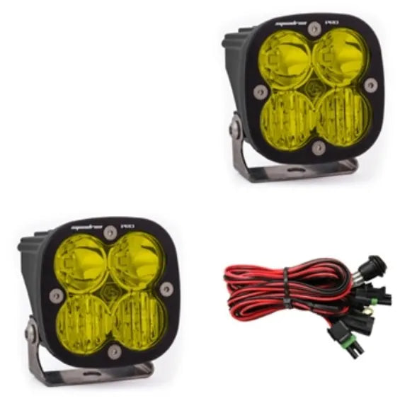 Baja Designs Squadron Pro Black LED Auxiliary Light Pod Pair