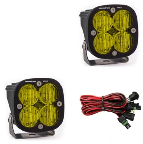 Baja Designs Squadron Pro Black LED Auxiliary Light Pod Pair