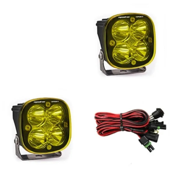 Baja Designs Squadron Sport Black LED Auxiliary Light Pod Pair