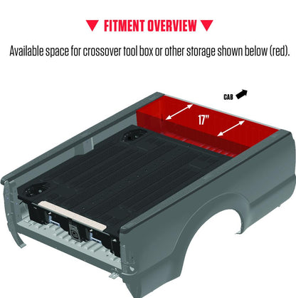 Truck Bed Organizer 20-Pres GM Sierra or Silverado 2500/3500 8 FT DECKED