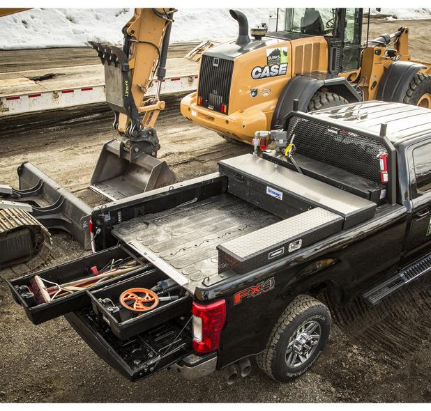 Truck Bed Organizer 19-Pres GM Sierra or Silverado 1500 8 FT DECKED