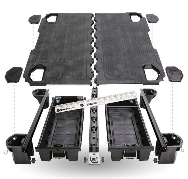 Truck Bed Organizer 19-Pres GM Sierra or Silverado 1500 8 FT DECKED