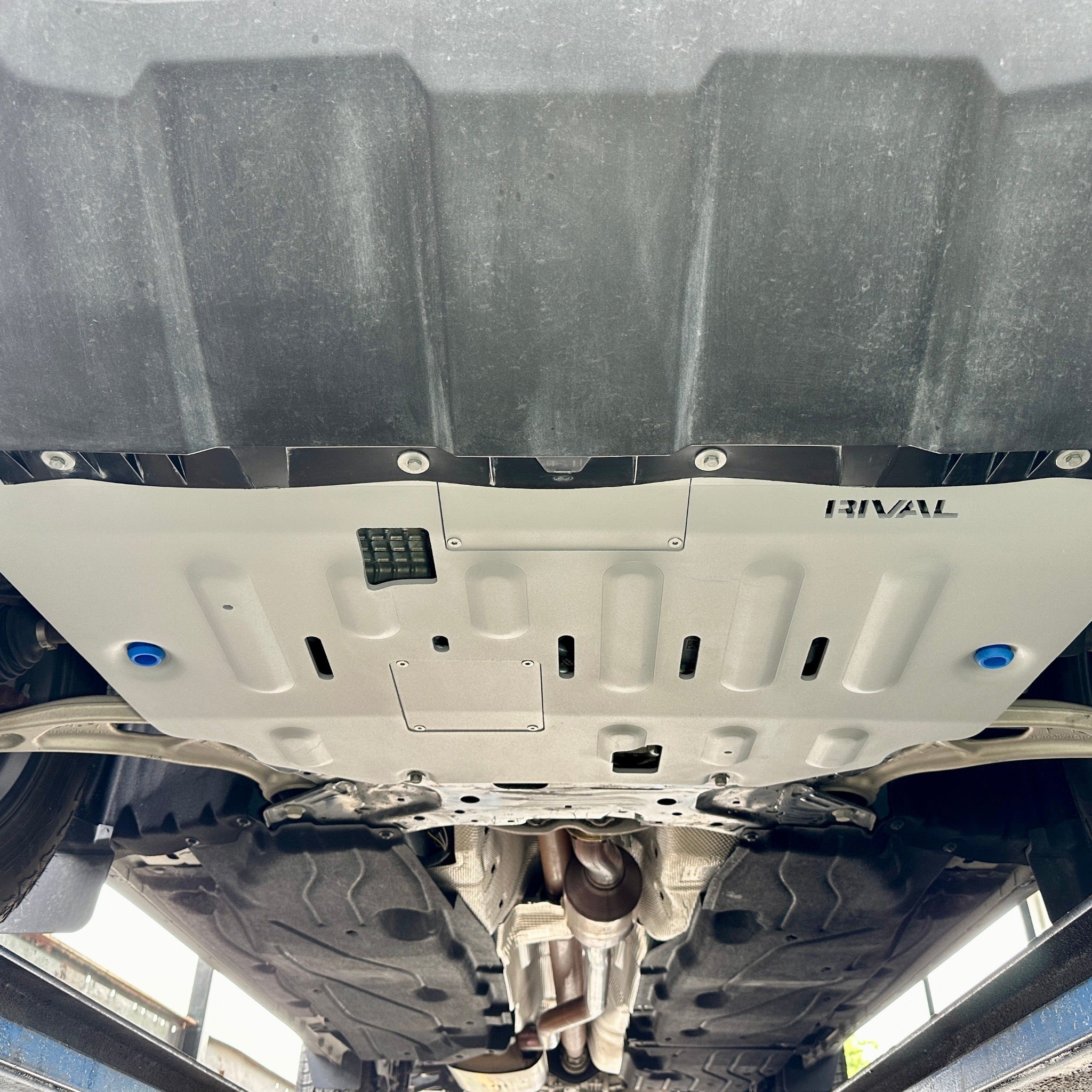 RIVAL Aluminum Engine Skid Plate 2023-2024 Ford Maverick Tremor | 2021-2022 Ford Bronco Sport With Metal Oil Pan | 2021-2025 Ford Bronco Sport Badlands