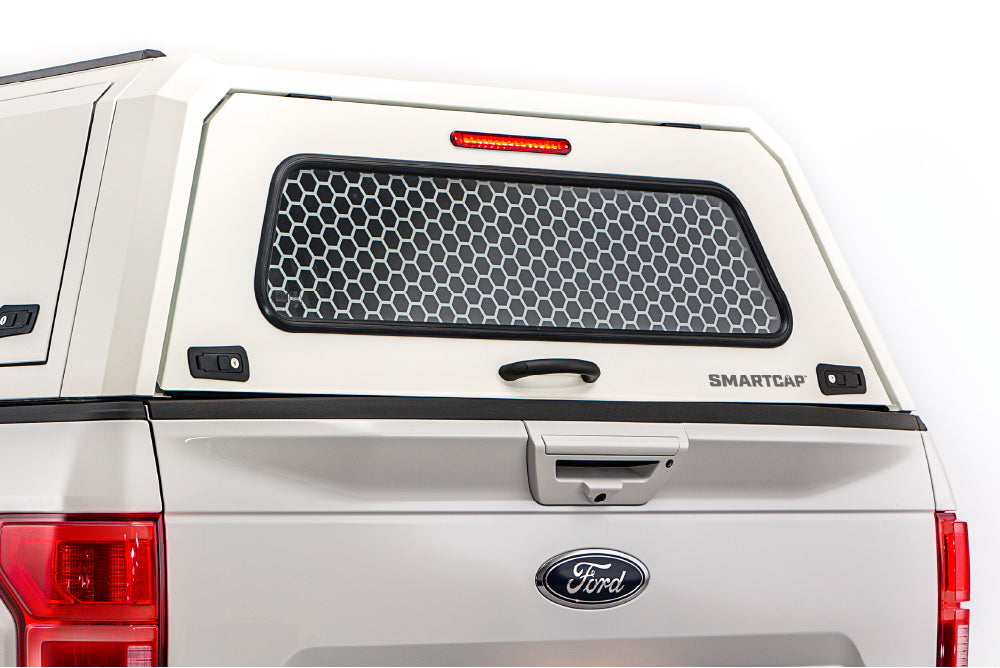 F-150 Truck Bed Cap SmartCapEVOc Commercial OEM White For 15-20 Ford F-150 6.5 Foot Standard Bed SmartCap