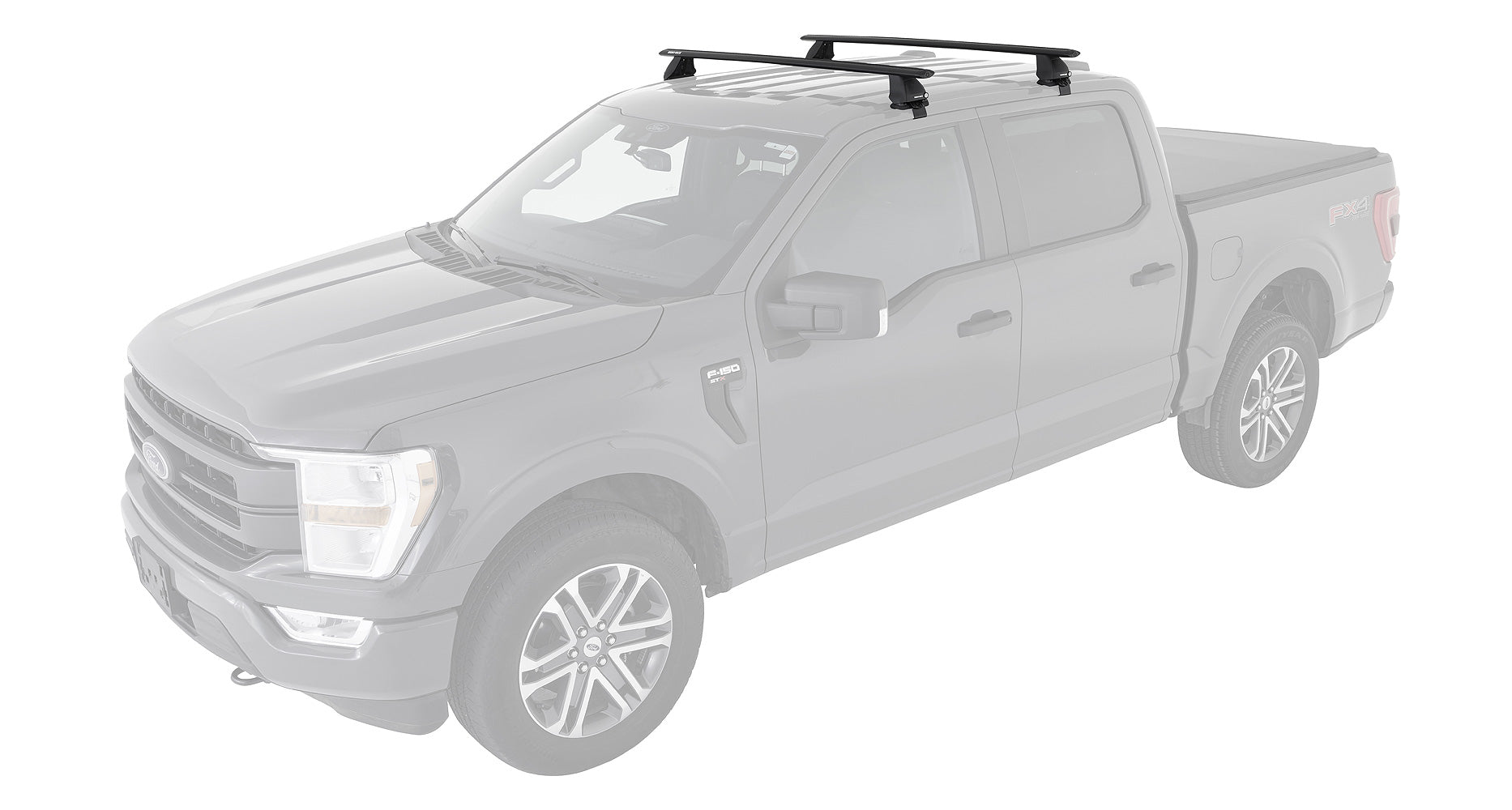 Vortex 2500 Black 2 Bar Roof Rack