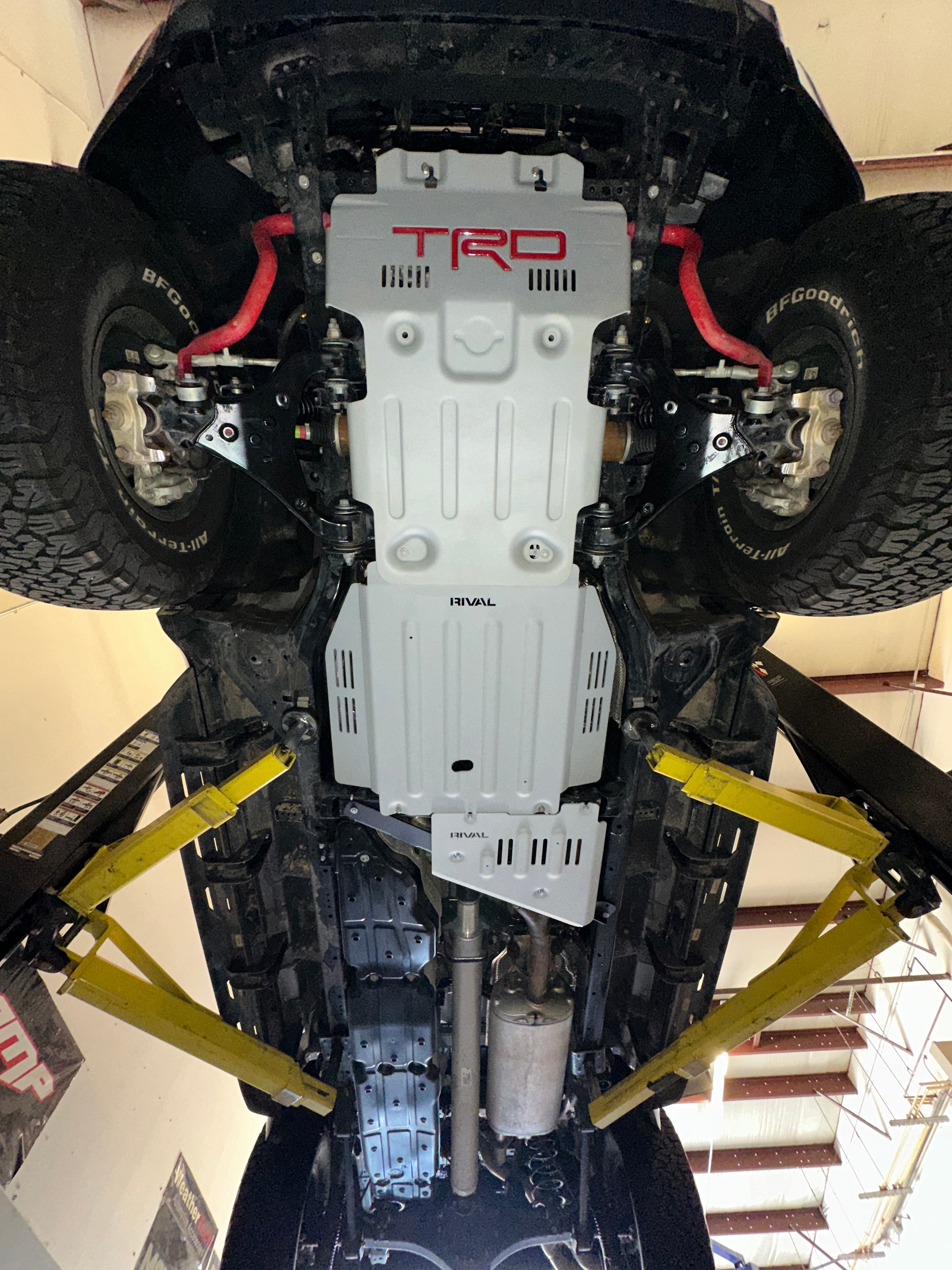 RIVAL Aluminum Transmission Catalytic Converter Skid Plate 2021-2025 Toyota Tundra HYBRID | 2022-2025 Toyota Sequoia