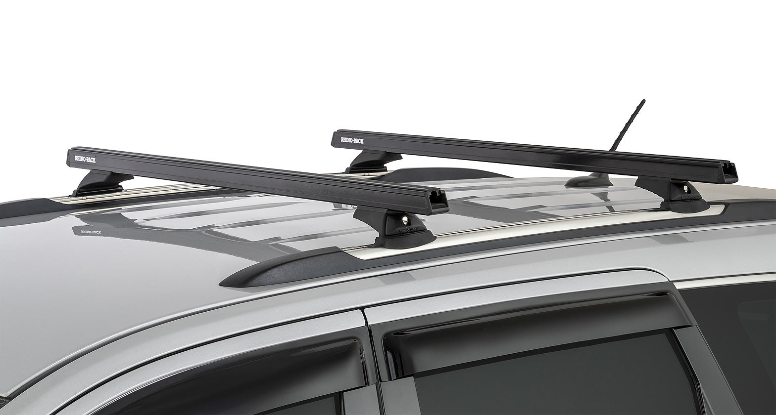 Heavy Duty RCL Black 2 Bar Roof Rack