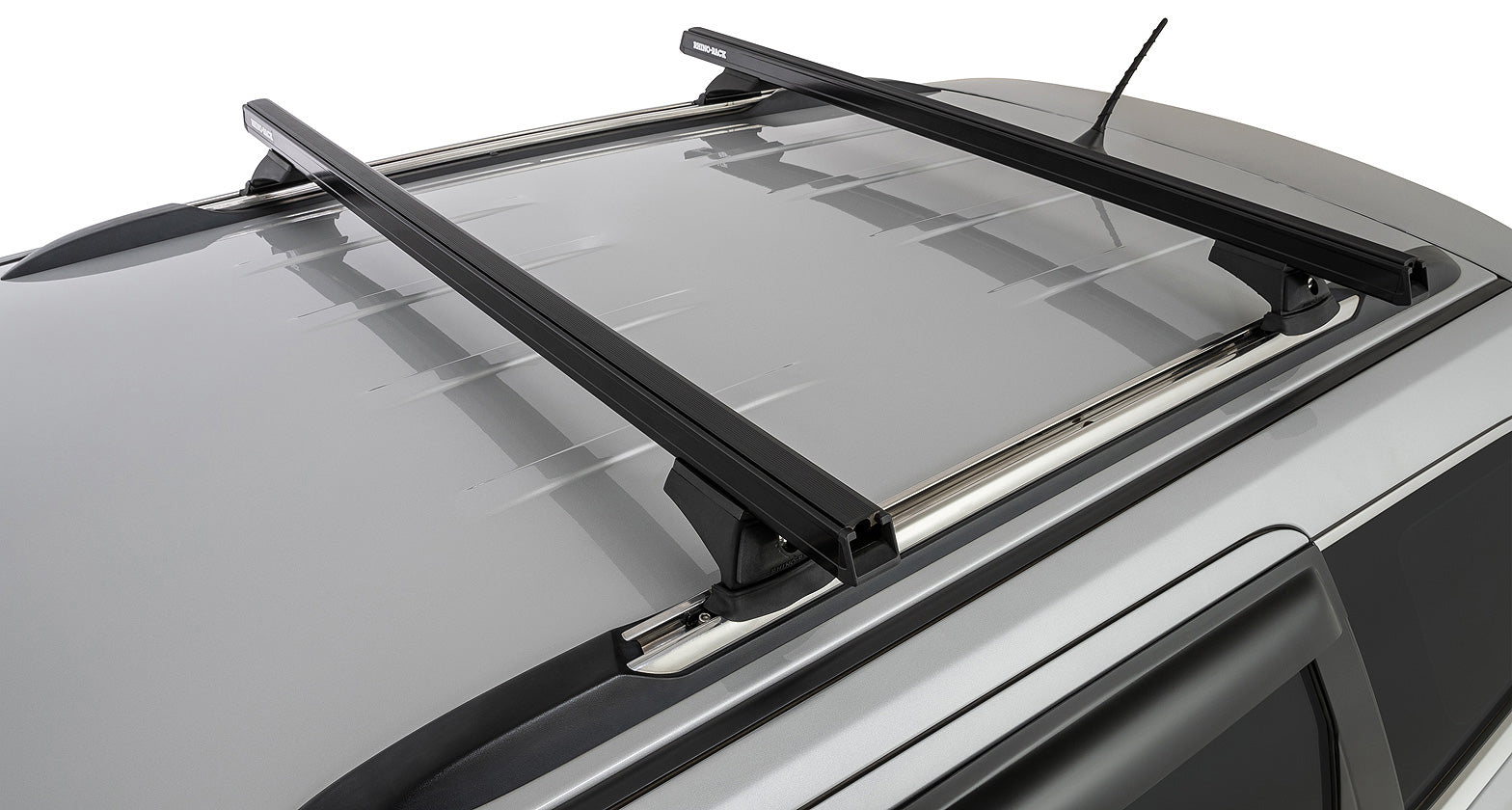 Heavy Duty RCL Black 2 Bar Roof Rack