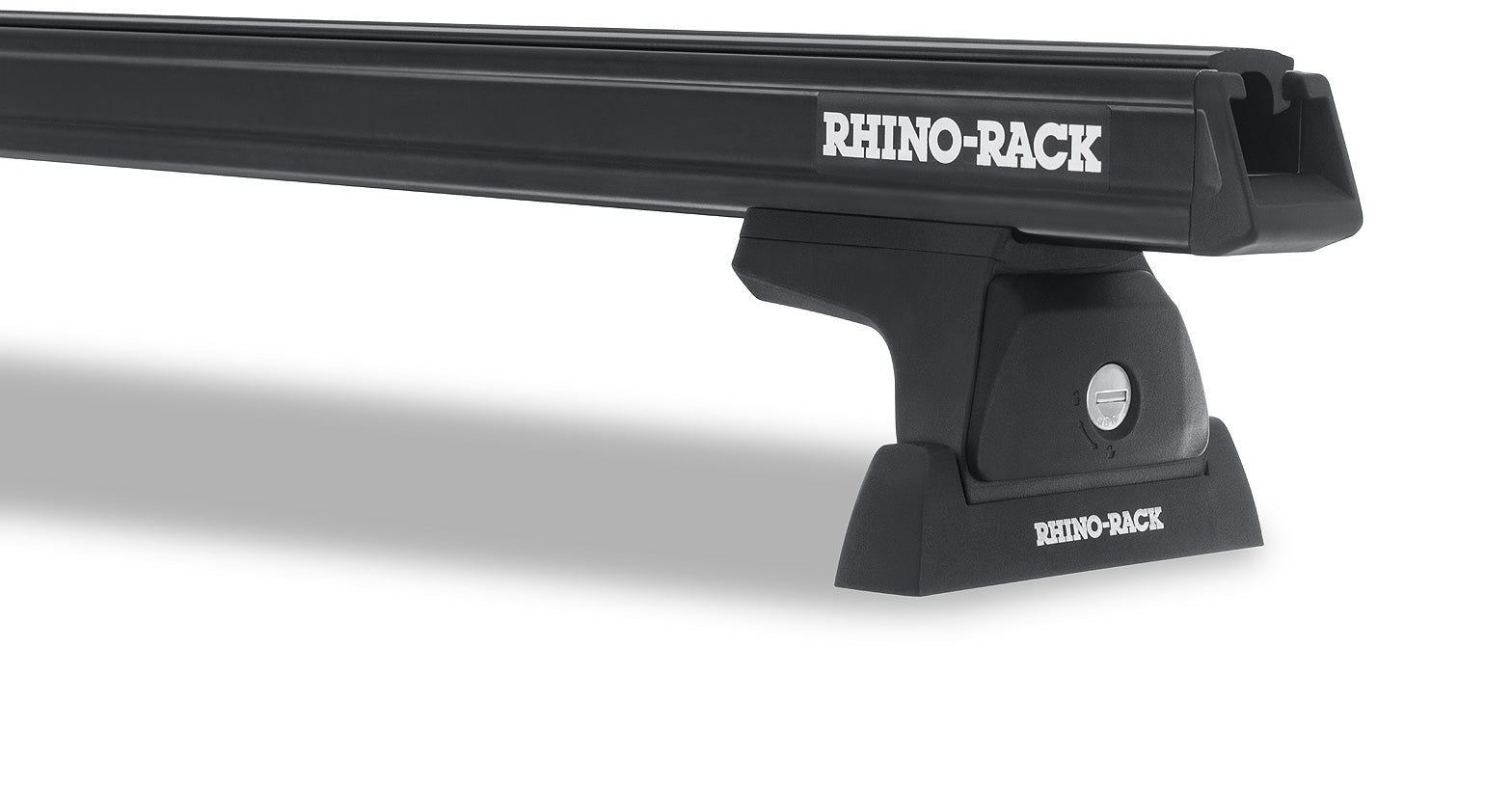 Heavy Duty RLT600 Ditch Mount Black 2 Bar Roof Rack