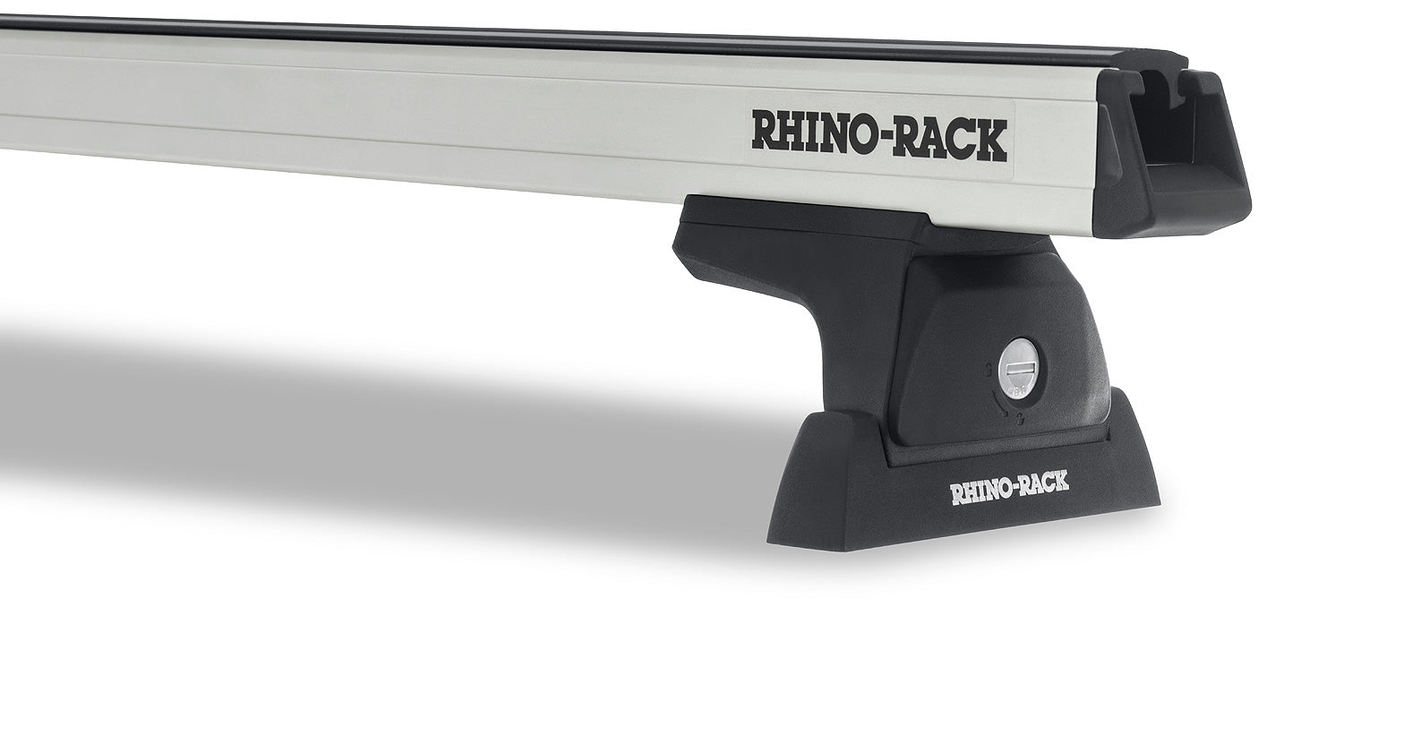 Heavy Duty RLT600 Ditch Mount Silver 1 Bar Roof Rack