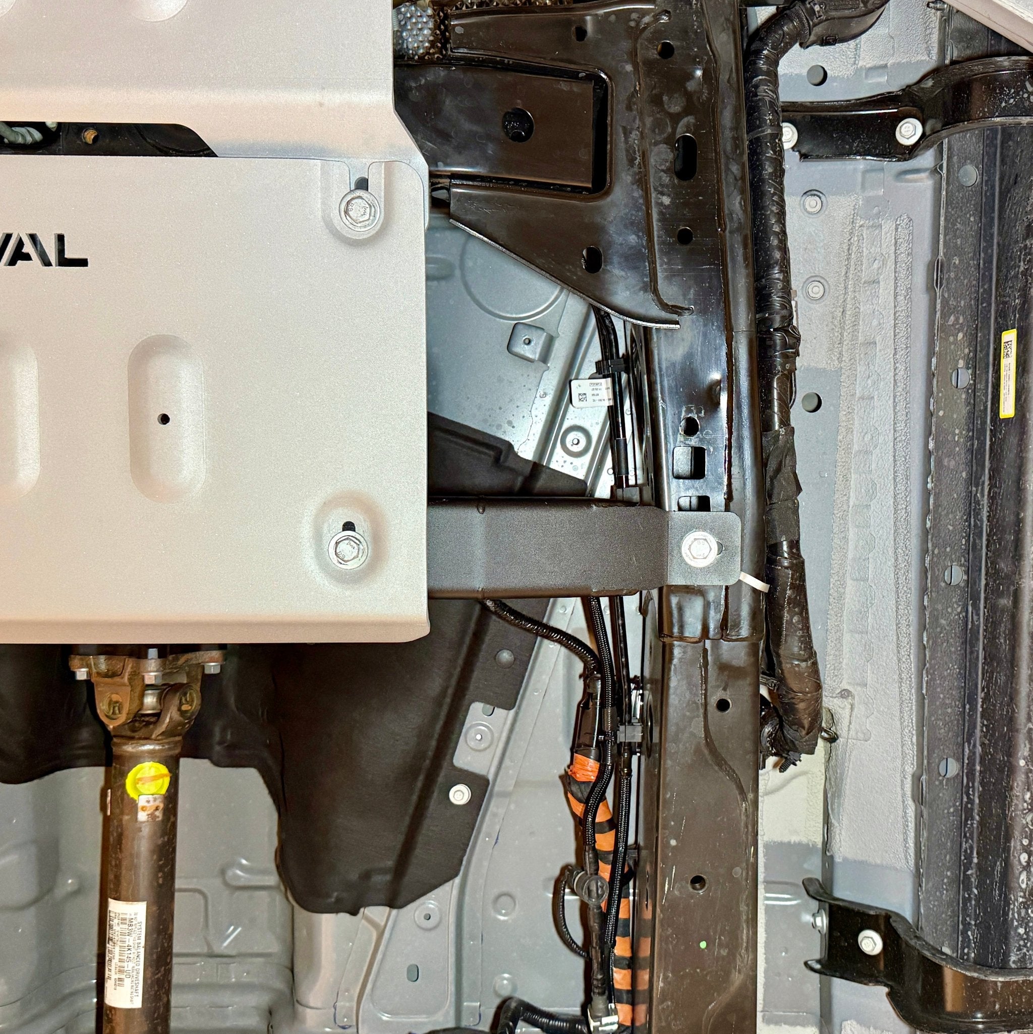 RIVAL Aluminum Transfer Case Skid Plate 2024-2025 Ford Ranger | 2024-2025 Ford Ranger Raptor