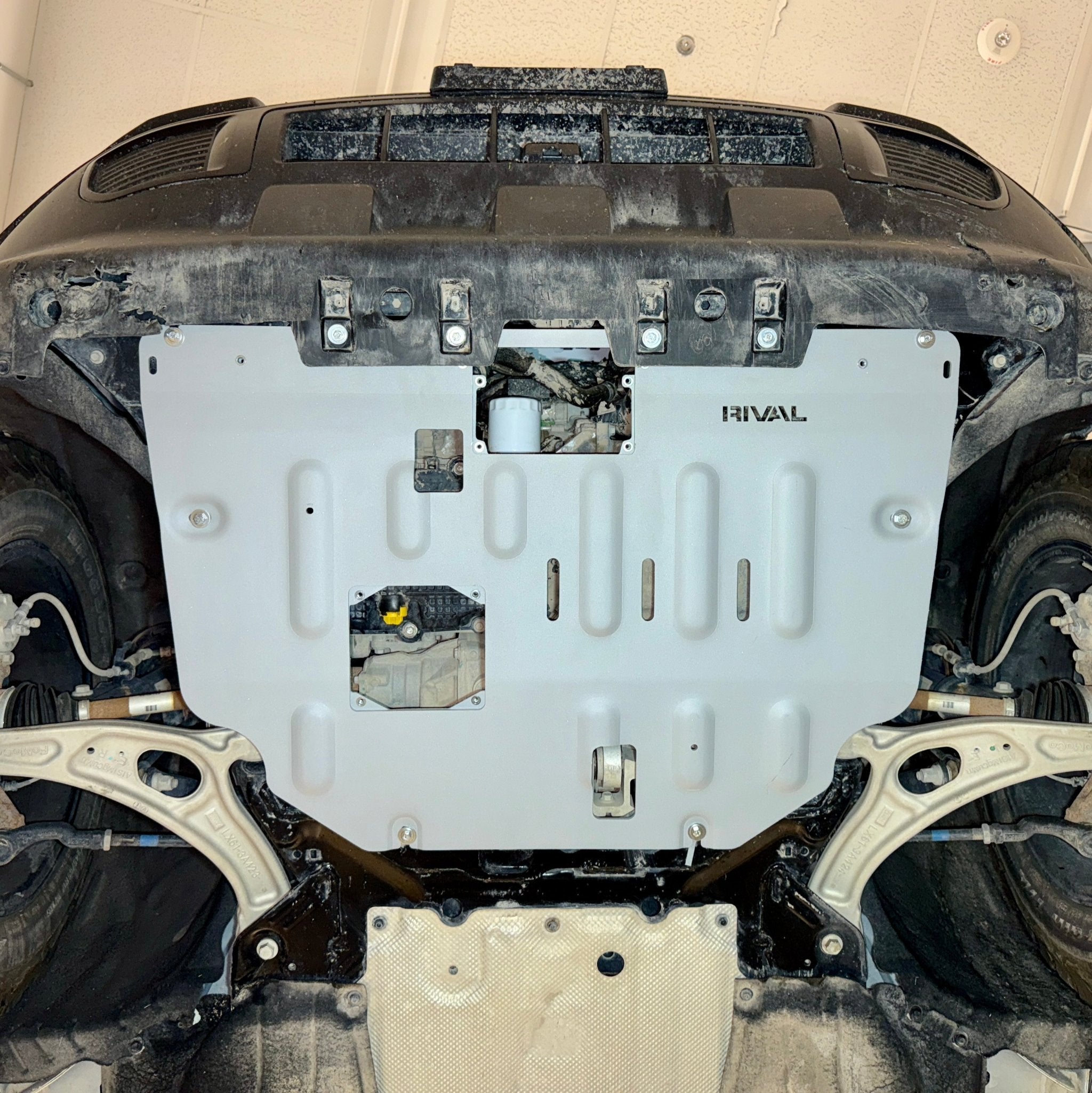 RIVAL Aluminum Engine Skid Plate 2025 Ford Maverick Tremor | 2022-2025 Ford Bronco Sport with polymer oil pan