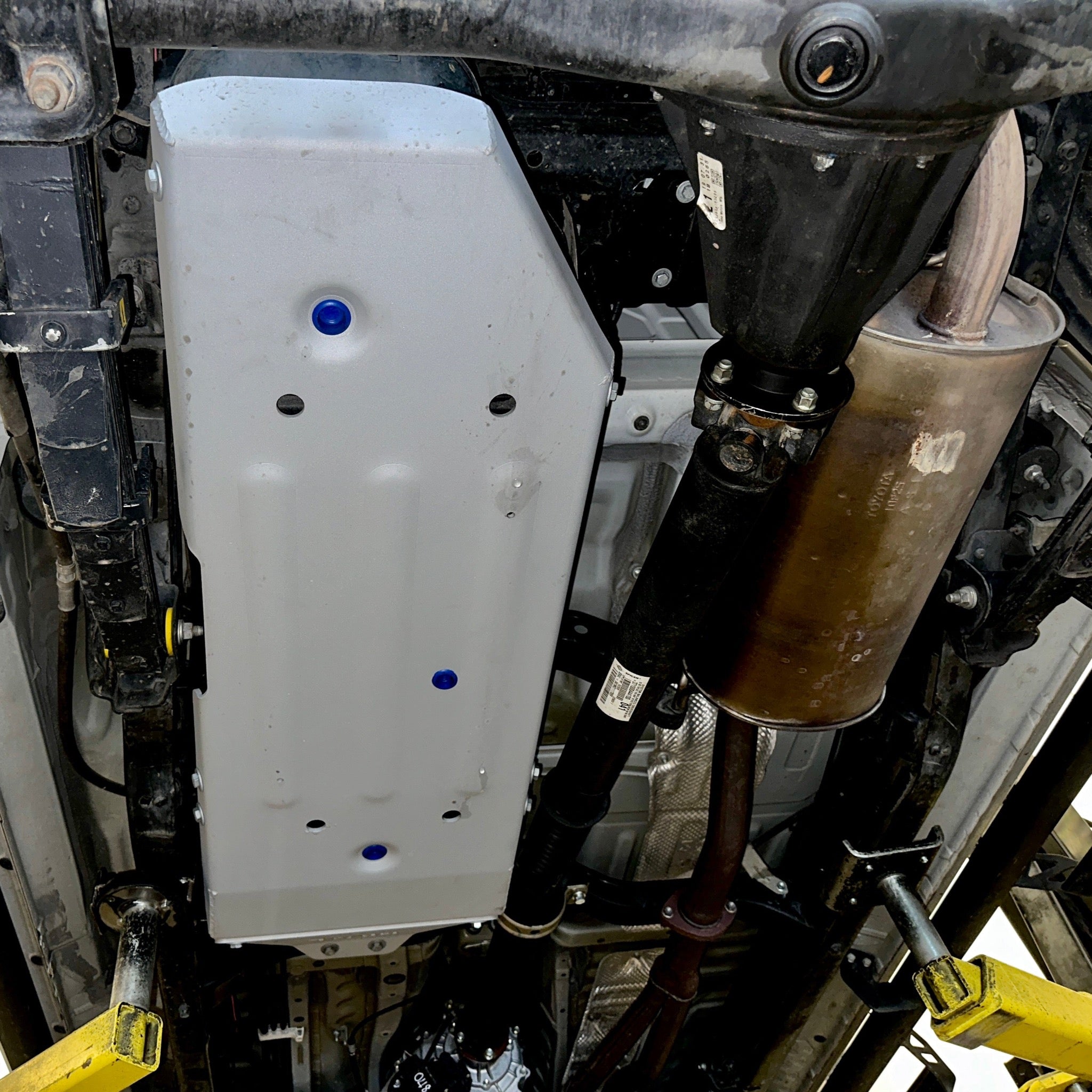 RIVAL Aluminum Gas Tank Skid Plate 2016-2023 Toyota Tacoma 3Gen Including TRD Offroad 5-Foot Bed Only