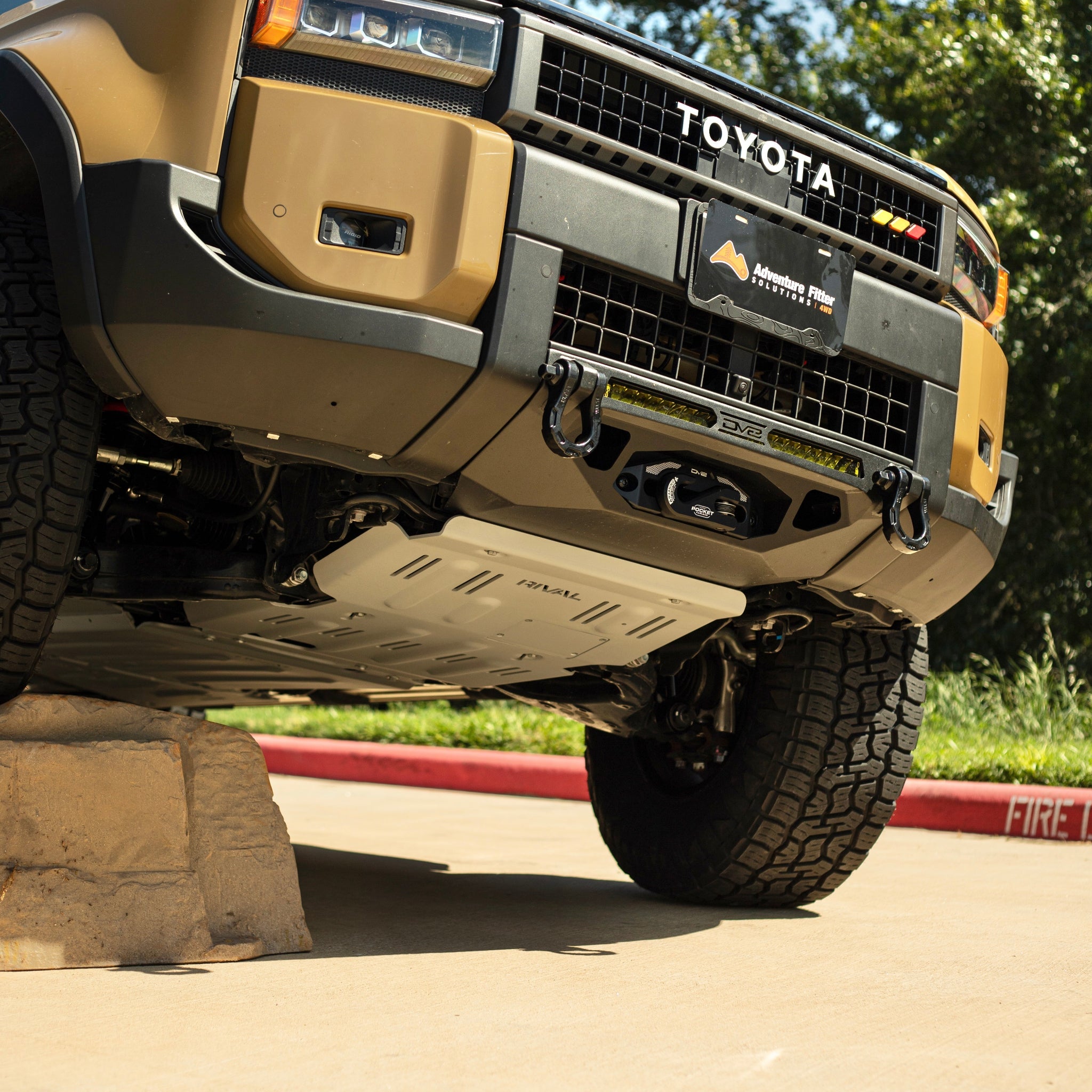 RIVAL Aluminum Engine Skid Plate 2024-2025 Toyota Tacoma 4Gen | 2024-2025 Toyota Land Cruiser | 2025 Toyota 4Runner 6Gen