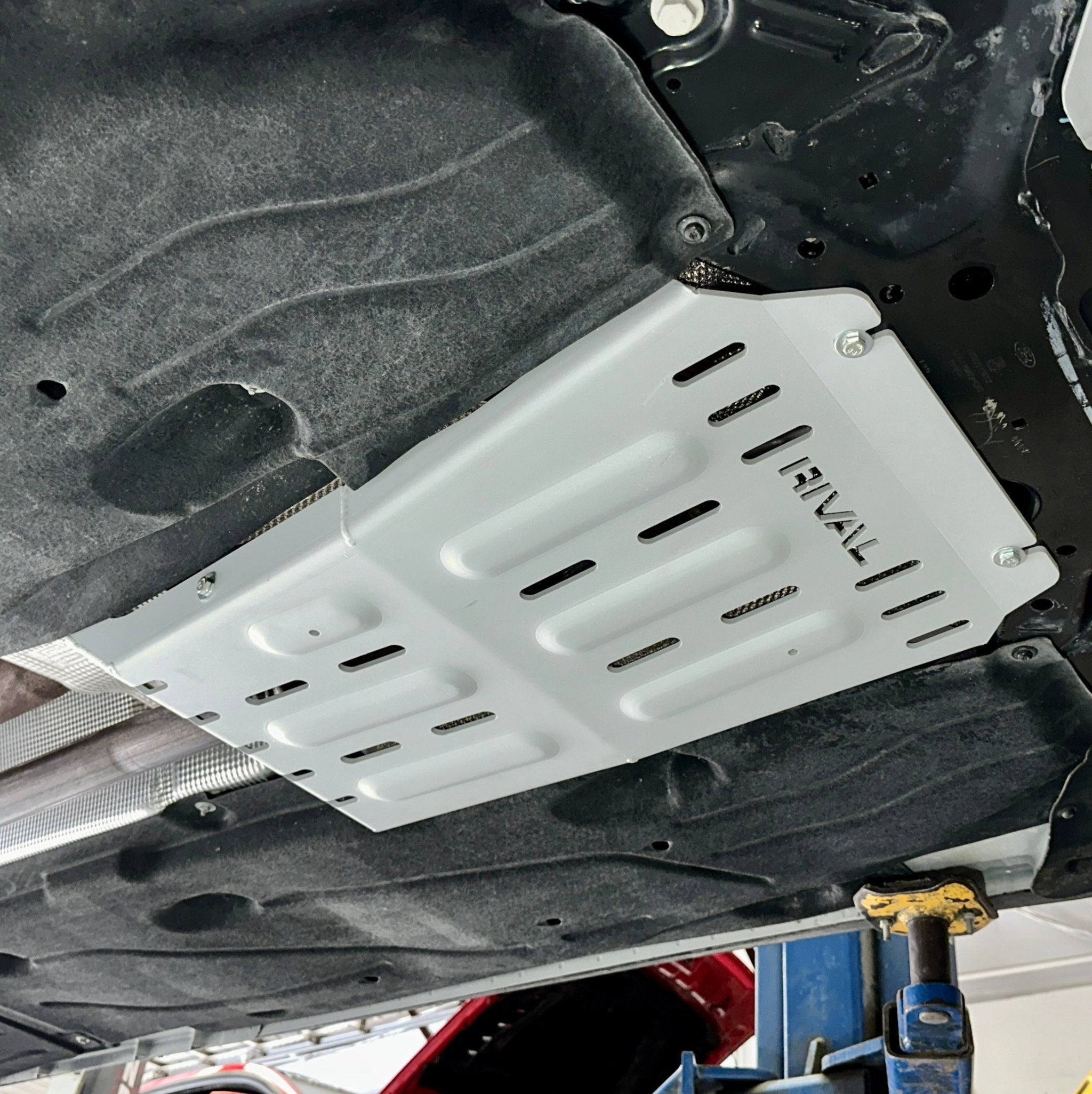 RIVAL Aluminum Catalytic Converter Skid Plate 2022-2025 Ford Maverick EcoBoost | 2020-2025 Ford Bronco Sport