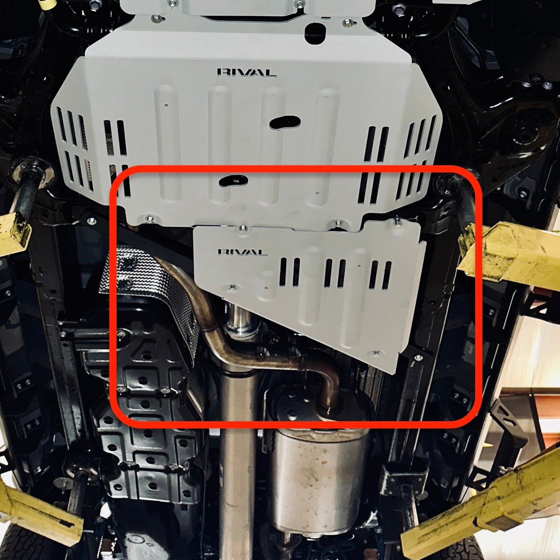 RIVAL Aluminum Transfer Case Skid Plate 2024-2025 Toyota Tacoma 4Gen