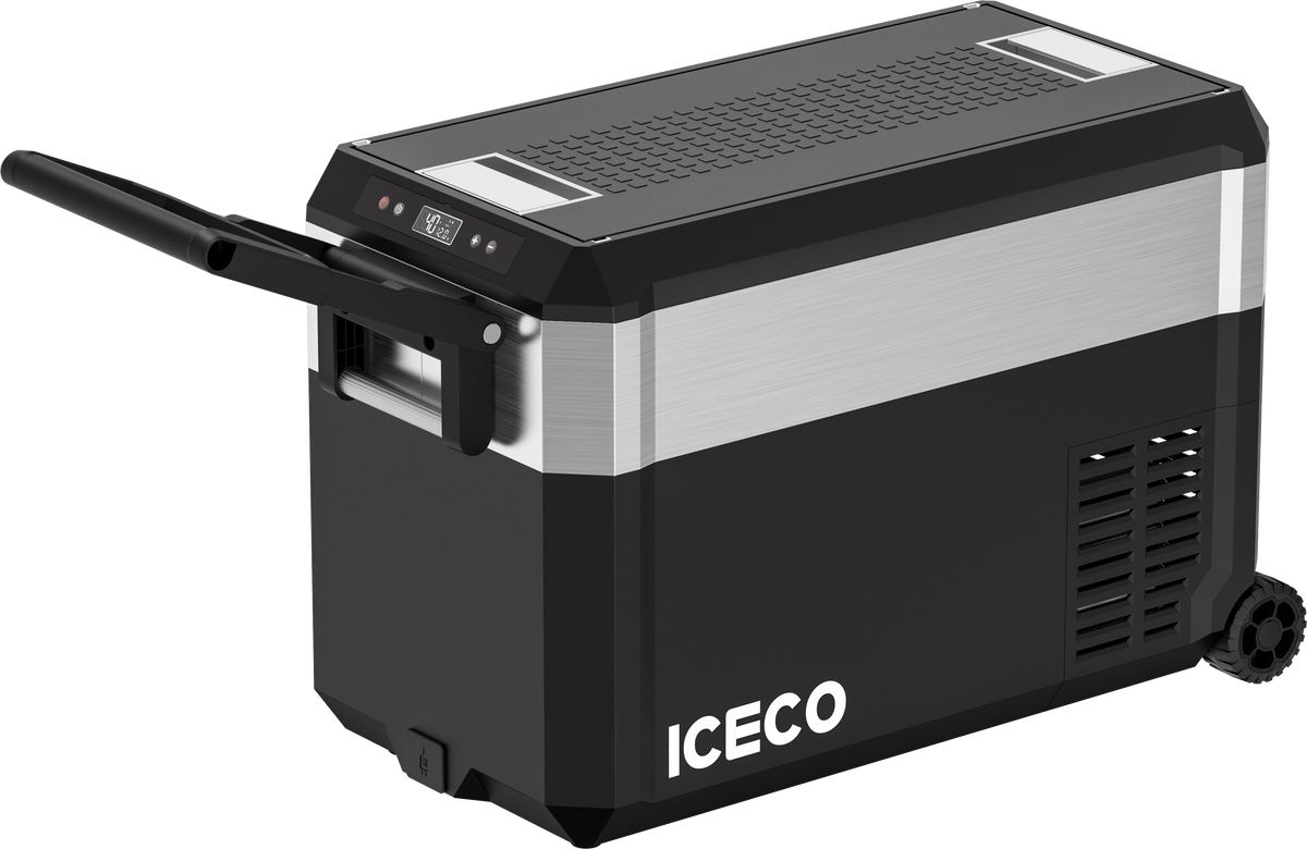 JP40 Pro Dual Zone Wheeled Portable Freezer With Cover | ICECO | 40l