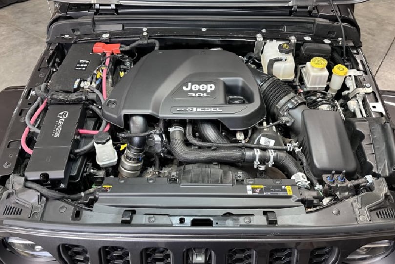 2021+ Diesel Gladiator Dual Battery Kit - Under Hood