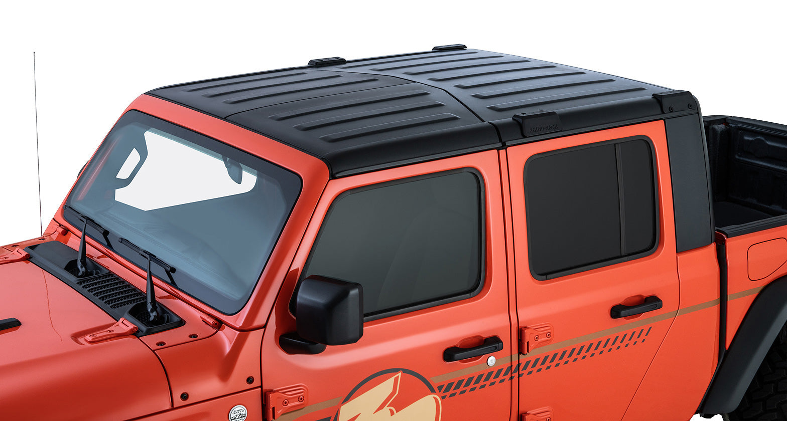 Heavy Duty Black 2 Bar Rhino-Rack Backbone Roof Rack with RCL Legs