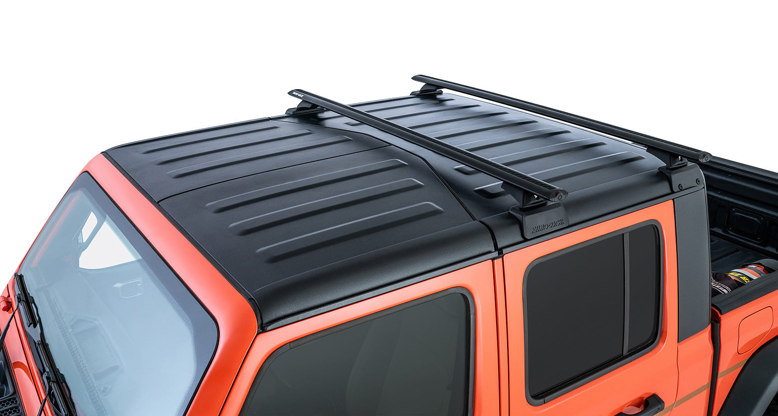 Vortex Black 2 Bar Rhino-Rack Backbone Roof Rack with RCL Legs