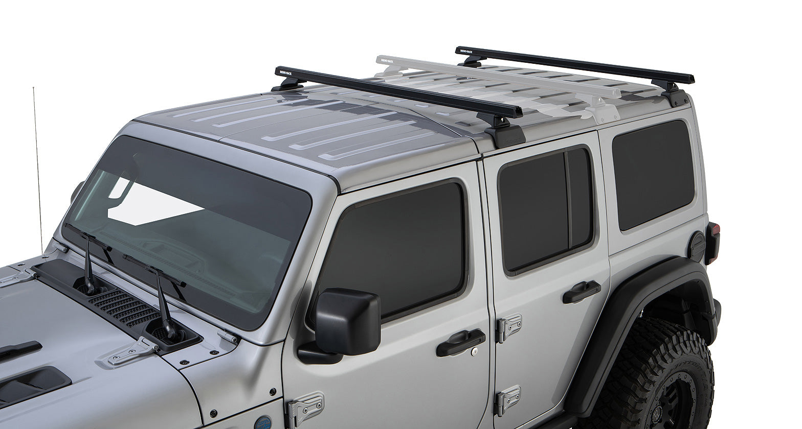 Heavy Duty RCL Black 2 Bar Rhino-Rack Backbone Roof Rack
