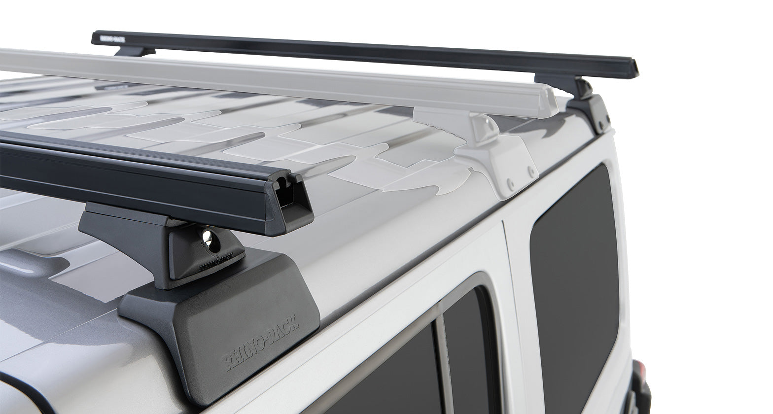 Heavy Duty RCL Black 2 Bar Rhino-Rack Backbone Roof Rack