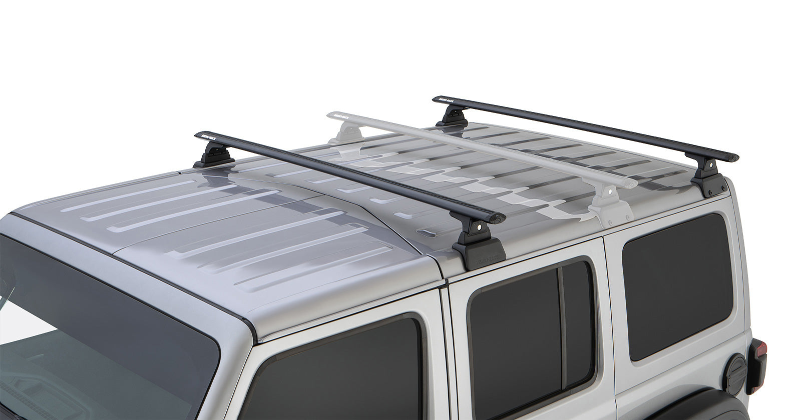 Vortex RLT600 Black 2 Bar Rhino-Rack Backbone Roof Rack
